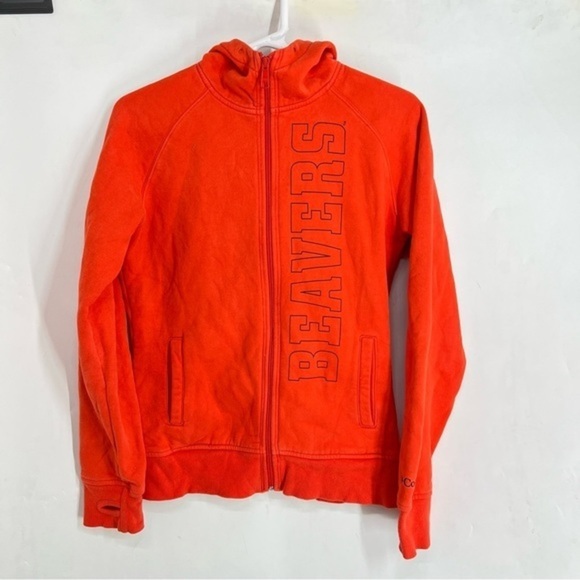 OSU Beavers Oregon Columbia Jacket zip up hoodie sweatshirt size medium - Picture 1 of 7